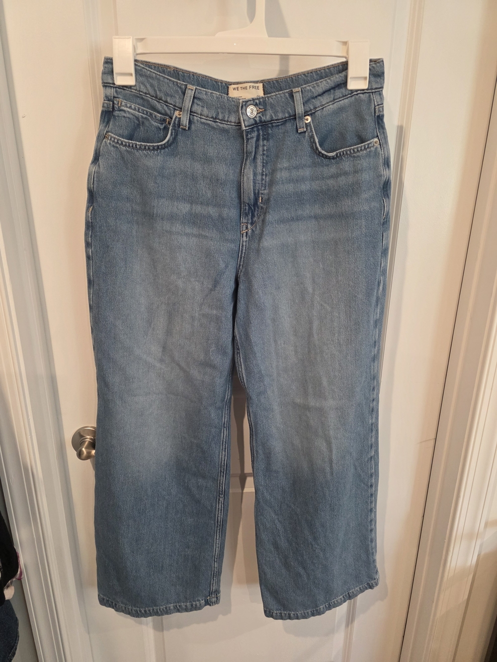 Free People We The Free Stride Straight 'n Wide Jeans
